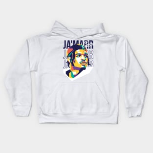 Ja'marr Chase on WPAP art 2 Kids Hoodie